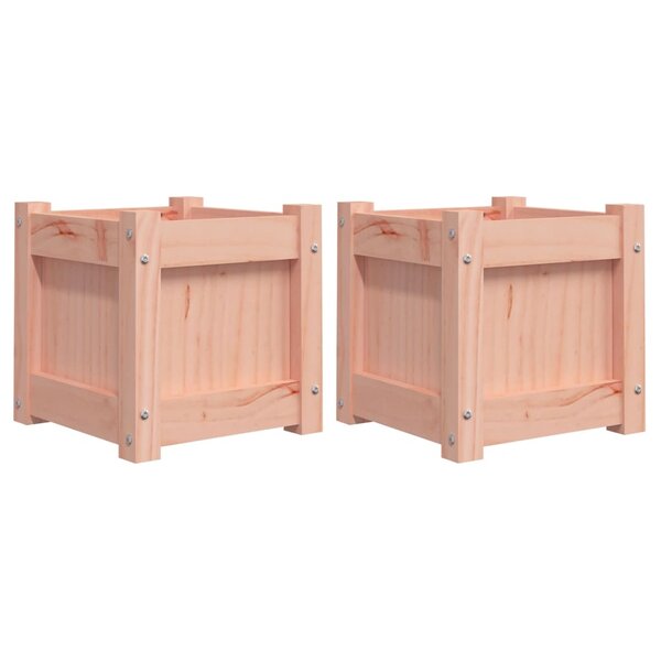 vidaXL Jardinières 2 Pièces bois massif douglas