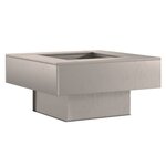 vidaXL Braise Marron 80 x 80 x 40 cm Acier Corten