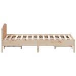 vidaXL Cadre de lit sans matelas 150x200 cm bois de pin massif
