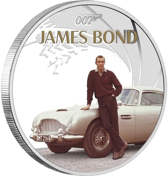 Pièce de monnaie en Argent 1 Dollar g 31.1 (1 oz) Millésime 2024 James Bond 007 JAMES BOND