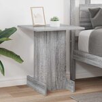 vidaXL Table d'appoint Gris Sonoma 44 5 x 45 x 55 cm Bois d'ingénierie