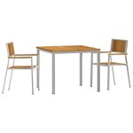 vidaXL Ensemble de repas extérieur 3 Pièces