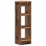 vidaXL Meuble d'appoint Bois ancien 40 x 40 x 100 cm Bois d’ingénierie