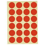 Pastille adhésive permanente jaune 8 mm (lot de 2940)