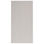 vidaXL Tapis de surface HUARTE Crème 200 x 80 cm Polyester