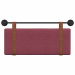 vidaXL Tête de lit suspendue Bordeaux PU antique