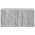 vidaXL Meuble TV mural Sonoma gris 59 5 x 41 x 30 cm Bois d'ingénierie