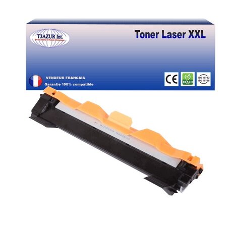 Toner compatible avec Brother TN1050 pour Brother MFC1810, MFC1910, MFC1910W - 1 000 pages - T3AZUR