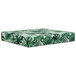 vidaXL Coussin de canapé d'extérieur 2 Pièces Motif feuille Polyester