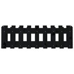 vidaXL Lit surélevé de jardin design de clôture 100x30x30cm pin massif