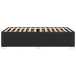vidaXL Cadre de lit Noir 90x200 cm Similicuir