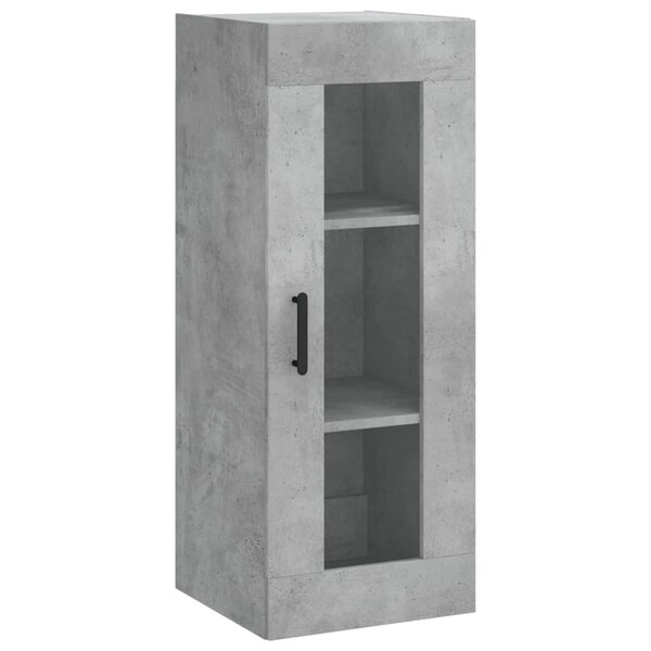 vidaXL Armoire murale gris béton 34 5x34x90 cm