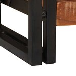 vidaXL Table console Multicolore 90 x 33 x 75 cm Bois Recyclé Solide