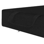 vidaXL Canapé-lit pliable 75 x 63 x 45 cm Noir