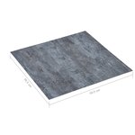 vidaXL Planches de plancher autoadhésives 5 11 m² PVC Gris Marbre