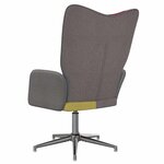 vidaXL Chaise de relaxation Patchwork Tissu