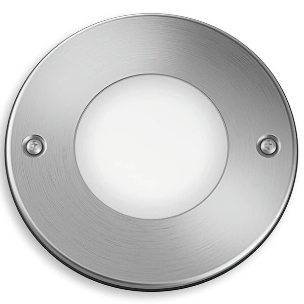 Spot encastrable étanche moss ip67 led d11 cm - inox
