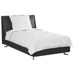 vidaXL Duvet toutes saisons avec oreiller 2 Pièces Blanc Microfibre