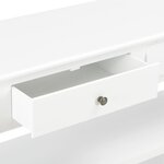 vidaXL Buffet Blanc 110x35x80 cm MDF