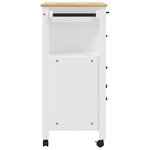 vidaXL Chariot de cuisine MONZA 84x40x90 cm bois massif de pin