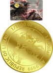 Pièce de monnaie en Or 12 Dollars g 0.031 (1/1000 oz) Millésime 2026 GUAN YU 1/1000 (PRÉCOMMANDE)