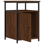 vidaXL Tables de chevet 2Pièces Chêne marron 40x42x60cm Bois d'ingénierie