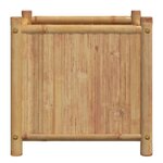 vidaXL Jardinière 50x50x50 cm bambou
