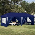 vidaXL Tente de fête pop-up 575 x 288 x 245 cm Bleu