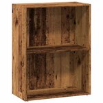 vidaXL Bibliothèque vieux bois 60x30x77 cm bois d'ingénierie