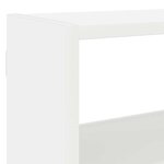 vidaXL Étagère cube murale 7 compartiments blanc bois d'ingénierie