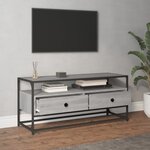 vidaXL Meuble TV sonoma gris 100x35x45 cm bois d'ingénierie