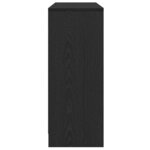vidaXL Buffet Noir 102 x 33 x 75 cm Bois d'ingénierie