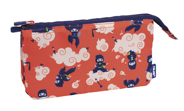 Trousse 5 compartiments série spéciale Ninjutsu Rouge