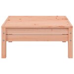 vidaXL Canapé de jardin 2 places avec repose-pied bois massif douglas