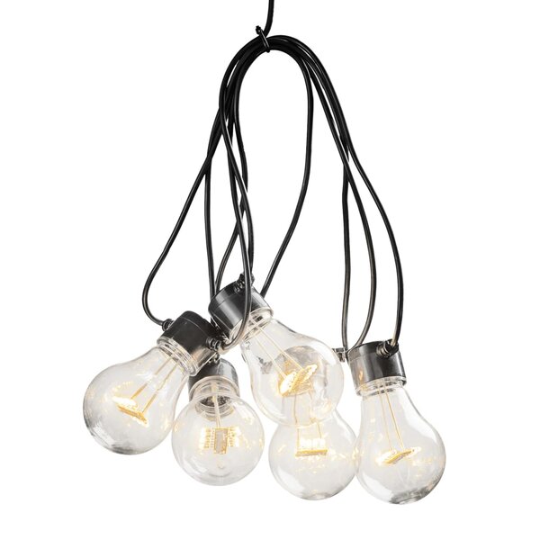 KONSTSMIDE Guirlande lumineuse avec 5 ampoules transparentes