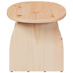 vidaXL Table basse Naturel 80 x 40 x 35 cm Bois massif en pin