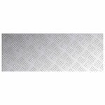 vidaXL Plaques en Aluminium à Motif Checker 2 Pièces Antidérapantes 80x30 cm