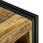 vidaXL Supports à vin 46x35x27.5 cm Bois massif Rugueux Mangue