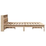 vidaXL Lit bibliothèque sans matelas 120x200 cm bois de pin massif