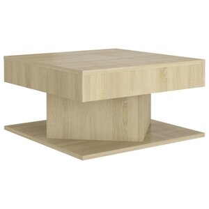 vidaXL Table basse Chêne sonoma 57x57x30 cm Bois d’ingénierie