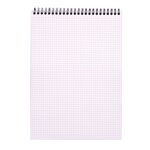 Bloc bureau noir rhodia spirale 80 feuilles 5 x 5 cm n° 18 format 21 x 29 7 cm - lot de 5