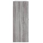 vidaXL Armoire murale sonoma gris 69 5x34x90 cm bois d'ingénierie