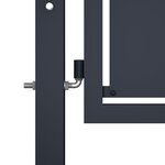 vidaXL Portail de jardin Acier 400 x 200 cm Anthracite