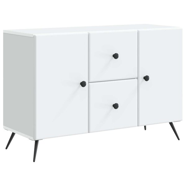 vidaXL Buffet Blanc 89 x 34 5 x 60 cm Bois d'ingénierie