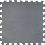 GRE - Tapis de sol en dalles puzzle 50 x 50 cm gris anthracite, ep 8mm