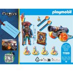 PLAYMOBIL 71189 - Pirates Pirate et canon de feu