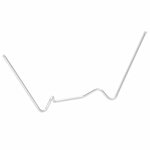 vidaXL Clips pour serre 50 Pièces type W acier galvanisé