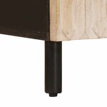 vidaXL Buffet avec stockage Finition Lavage Blanc 40 x 33 x 75 cm