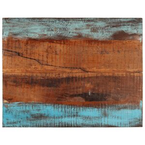 vidaXL Dessus de table rectangulaire 70x90 cm 25-27 mm Bois récupéré