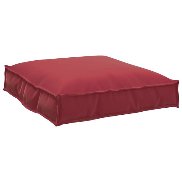vidaXL Coussin pour assise de palette Bordeaux 70 x 70 x 12 cm